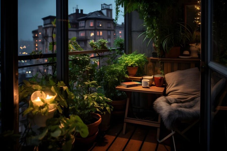 2. Idei De Amenajare A Balconului Inchis   Reguli De Design Interior Interesante Si Echipamente Utile Pentru Realizarea Acestui Proiect_Plante, Mobilier, Decoratiuni